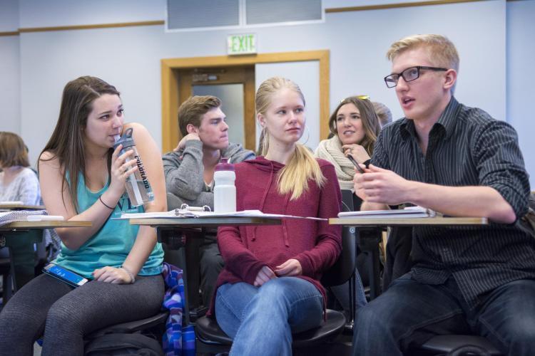 students in classroom