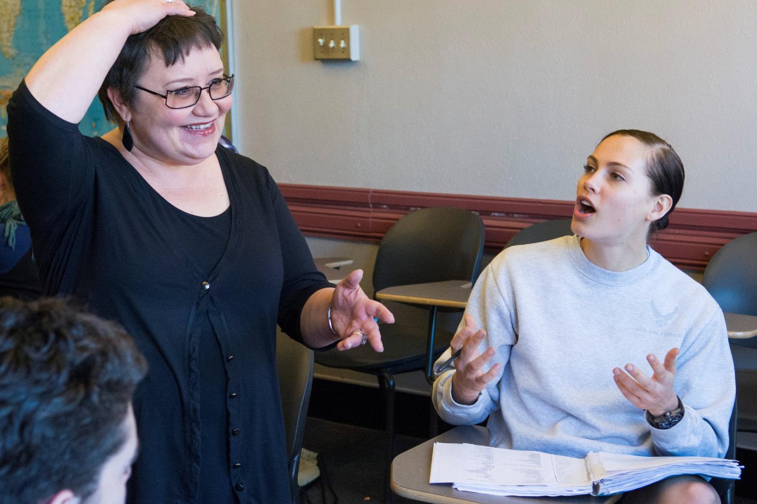 Tatiana Mikhailova teaching