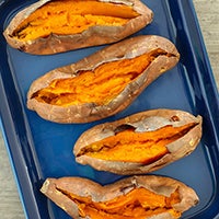 Baked sweet potatoes