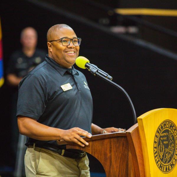Photo of Student Affairs Vice Chancellor, JB. 