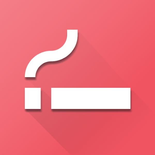 Graphic of Quit Tracker showing a cigarette with a slash through it.