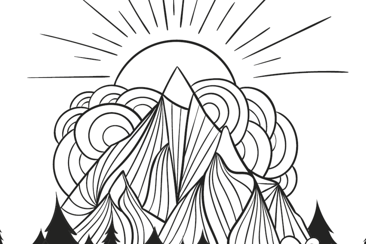 keep on shining coloring page