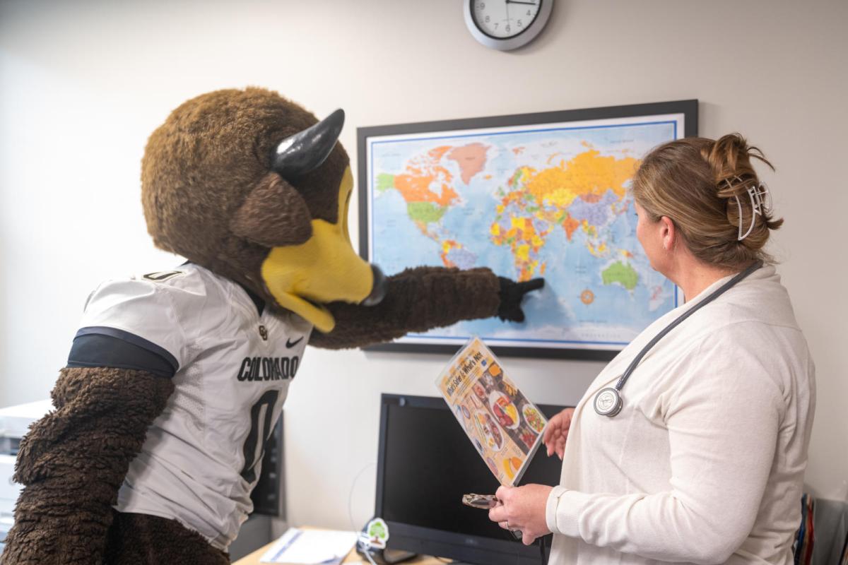 chip meeting with provider at travel clinic