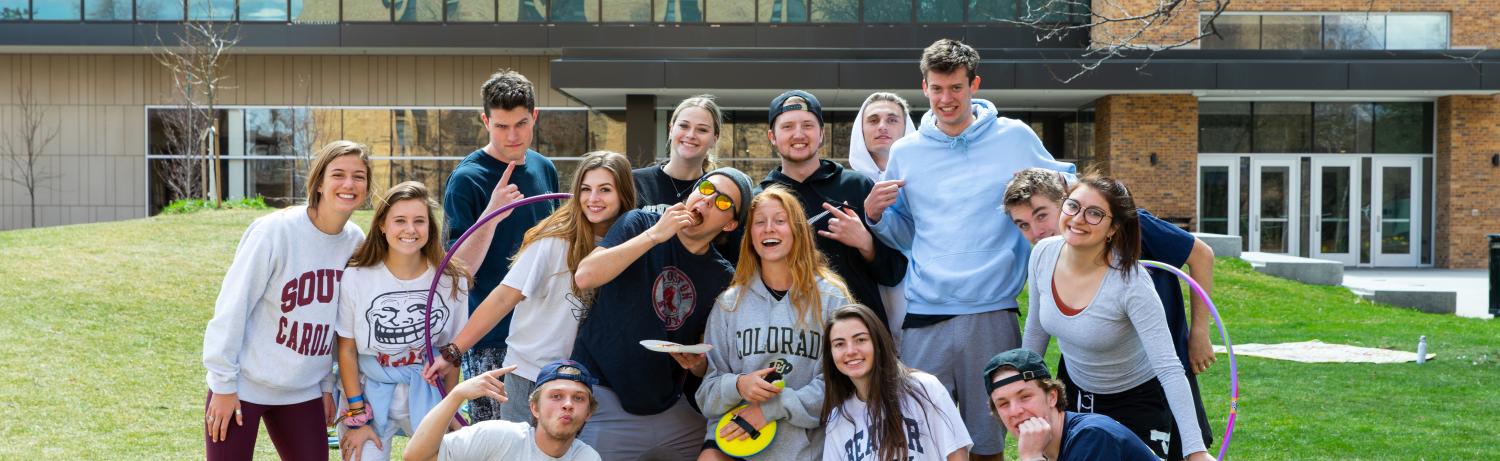 A group of students at CU Boulder