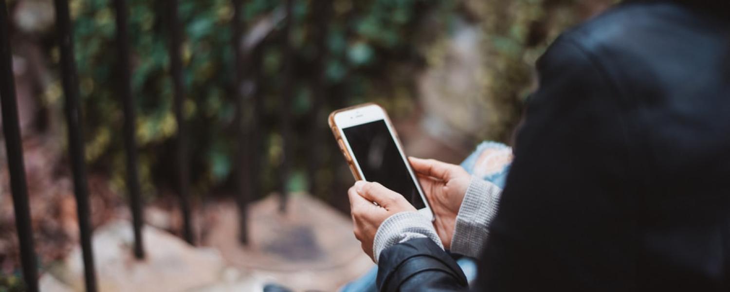 Person on phone