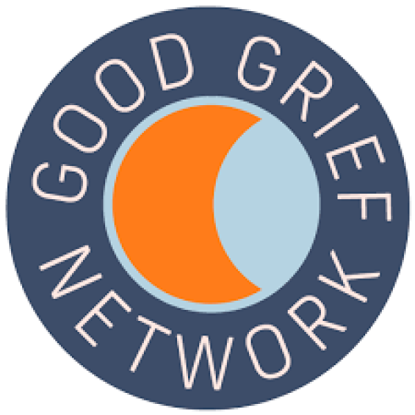 Graphic showing the logo of the good grief network.