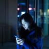 woman on cell phone