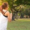Student jogging