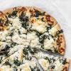 Garlic kale ricotta pizza