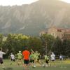 Students playing intramurals