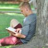 Student studying