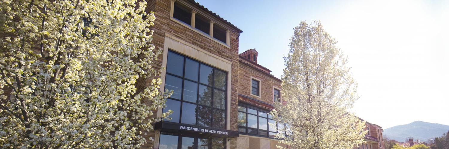 Wardenburg health center exterior