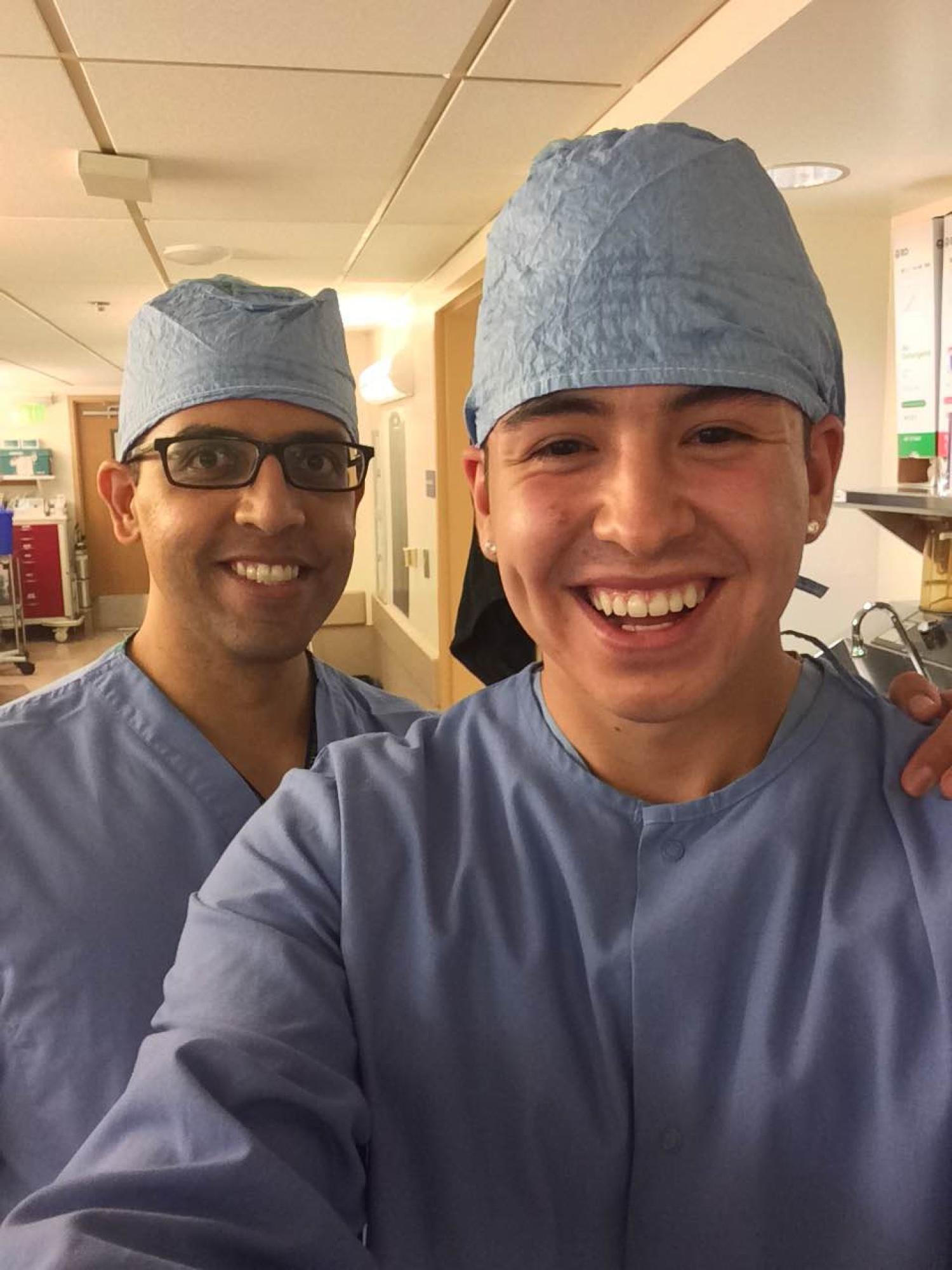 HP RAP students in scrubs