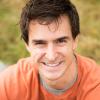 Professor Lewis Dartnell in orange shirt