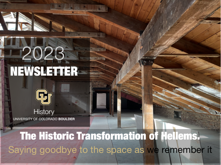 University of Colorado Boulder Dept. of History Newsletter 2023