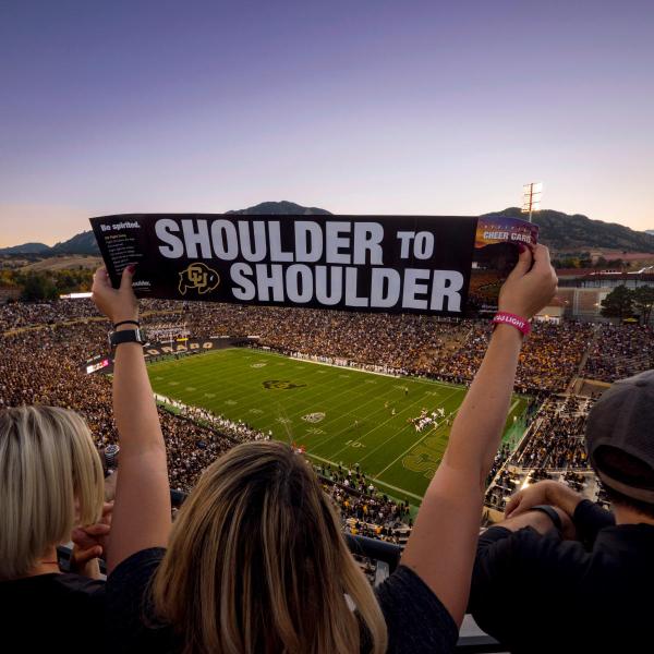 Shoulder to Shoulder Buffs stand.