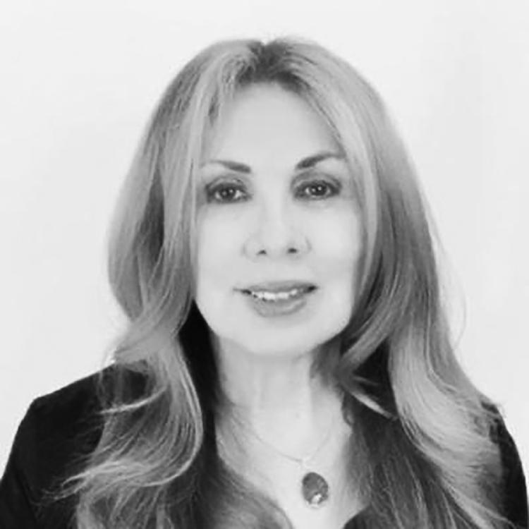 Gutierrez headshot, black and white