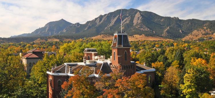 Old Main on the CU Boulder campus.