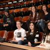 Group shot of students with faculty mentor
