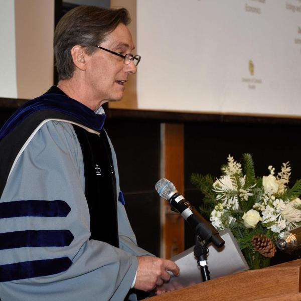 Dean White speaking