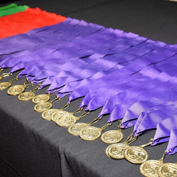 Latin honors medals