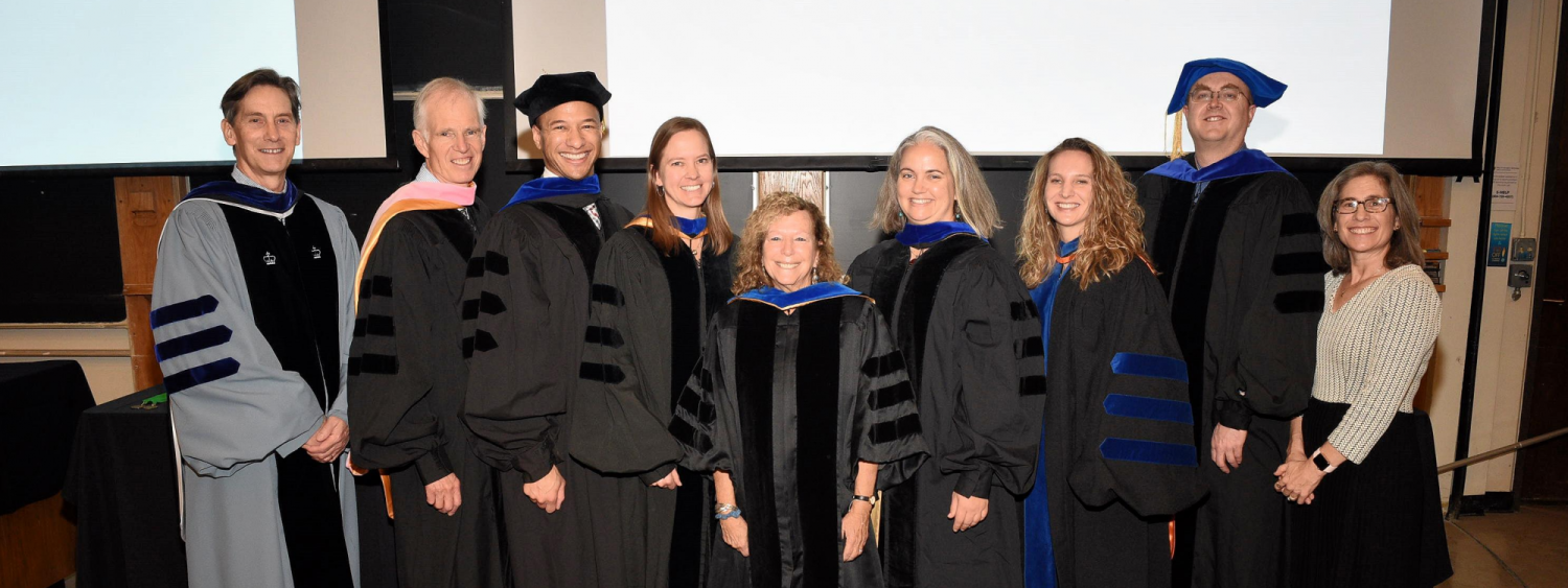 Dean White, Director Jacobs, and the Honors Faculty