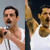 A aide-by-side comparison between Queen and Rami Malek, who starred as Freddi Mercury in "Bohemian Rhapsody"
