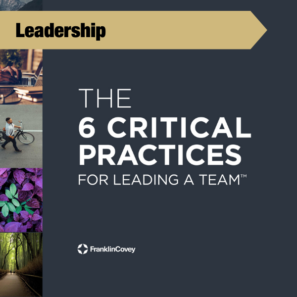 leadership tile with 6 critical practices title listed
