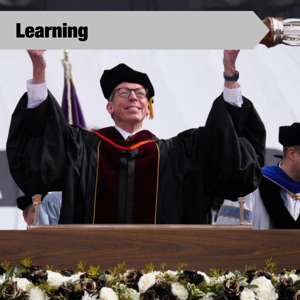 photo of graduation speaker