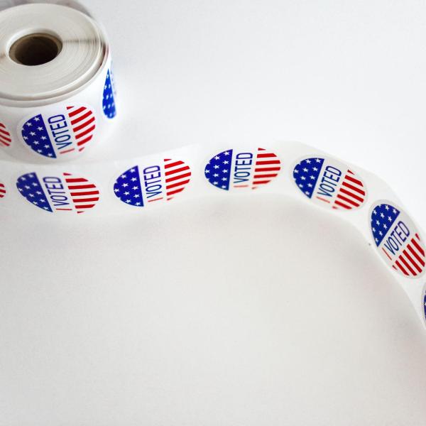 Roll of I voted stickers