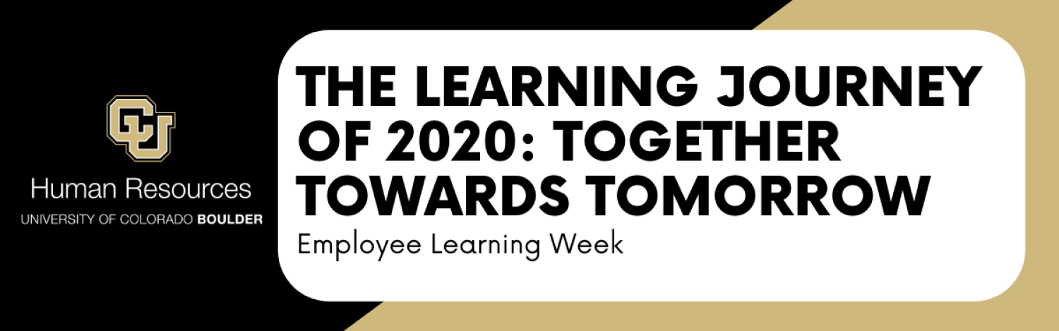 The Learning Journey of 2020: Together Towards Tomorrow Banner