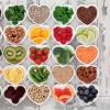 Fruit in heat shaped bowls