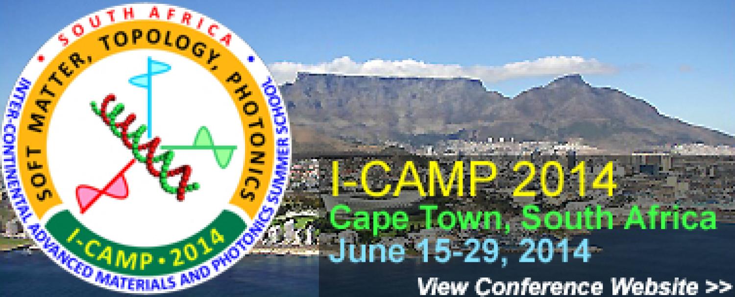 I-CAMP 2014: Cape Town, South Africa - June 15-29, 2014