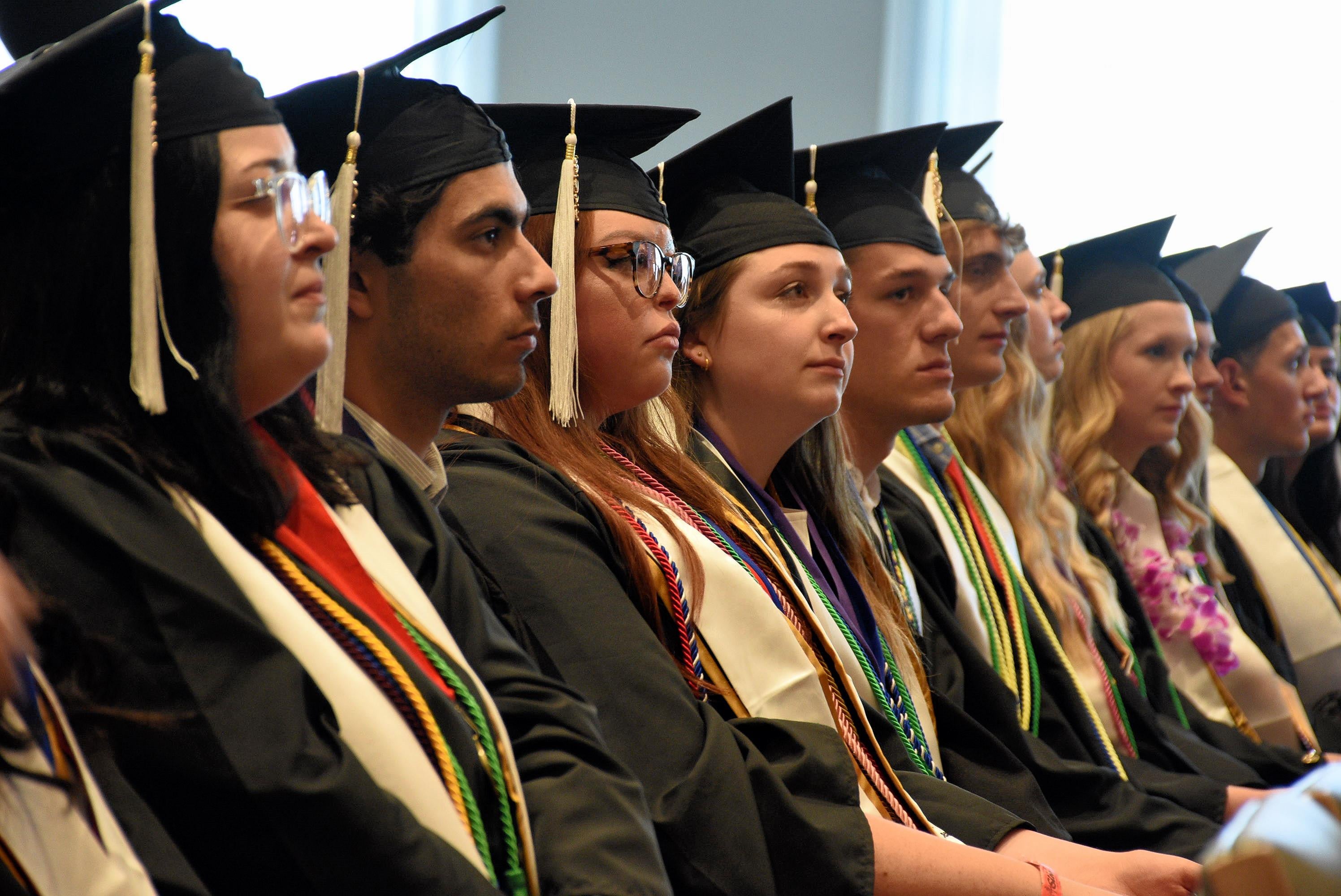Attentive Graduates during Ceremony