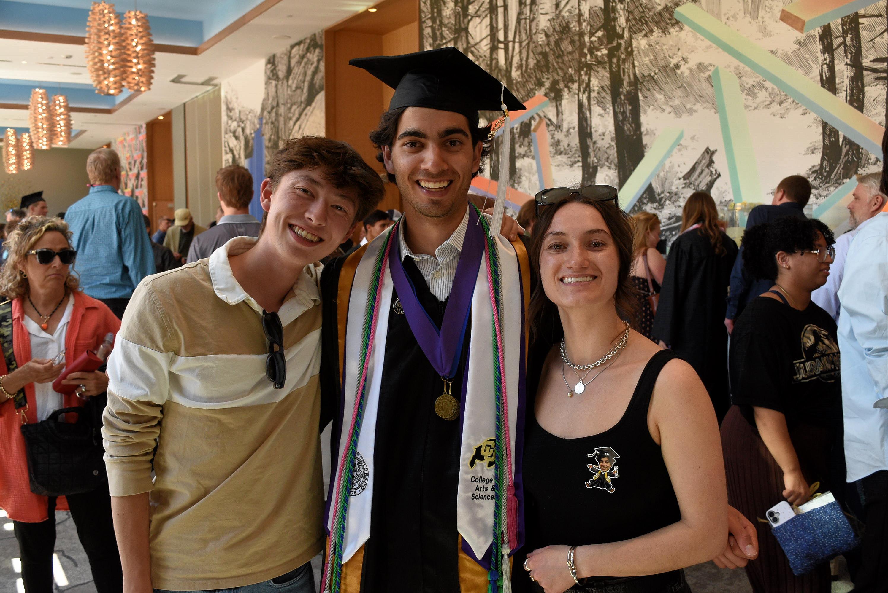 Smiling Students following Ceremony