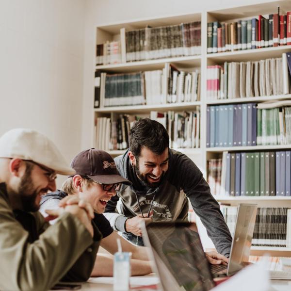 collaborating people