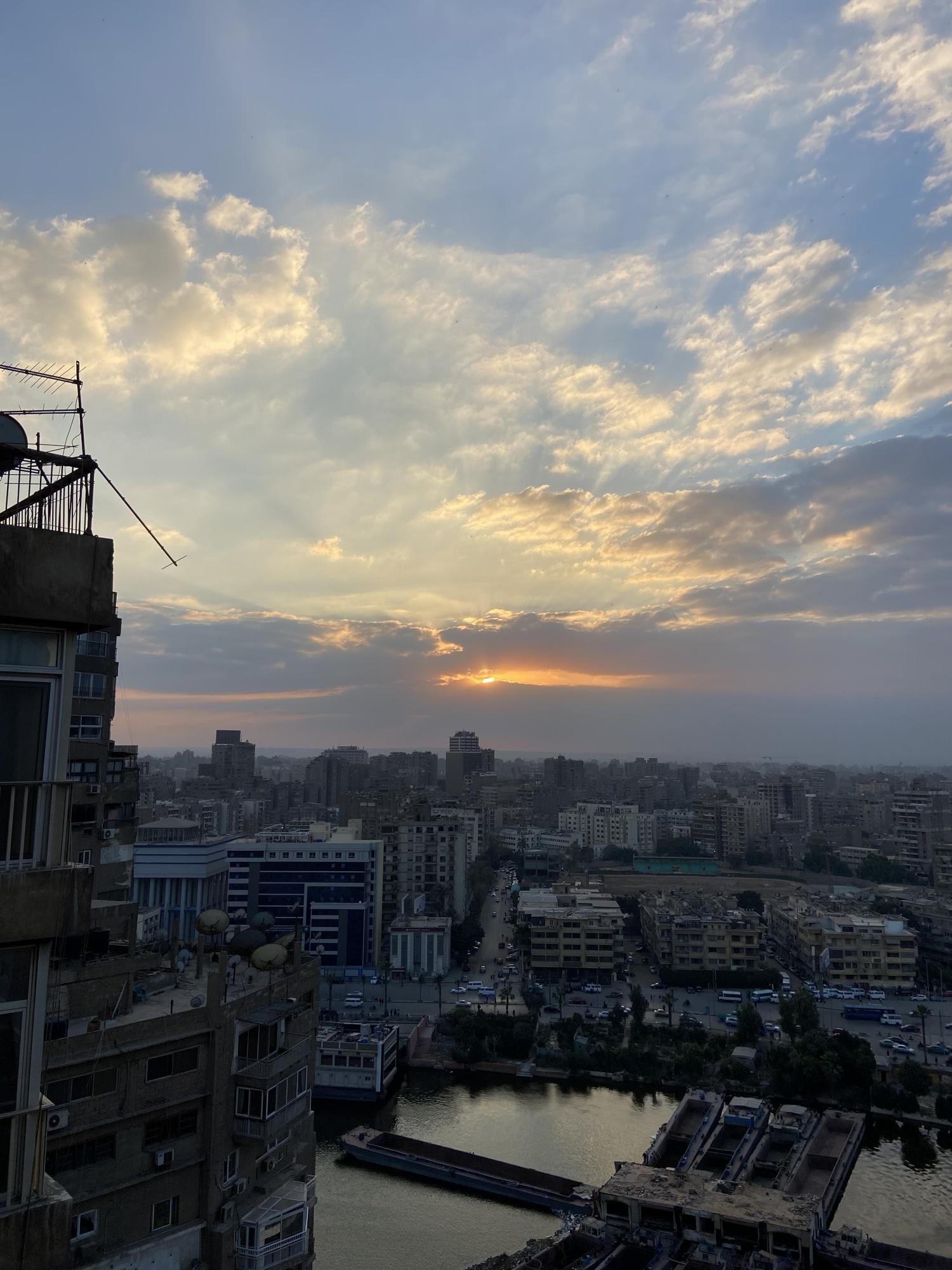 Sunset in Cairo, Egypt