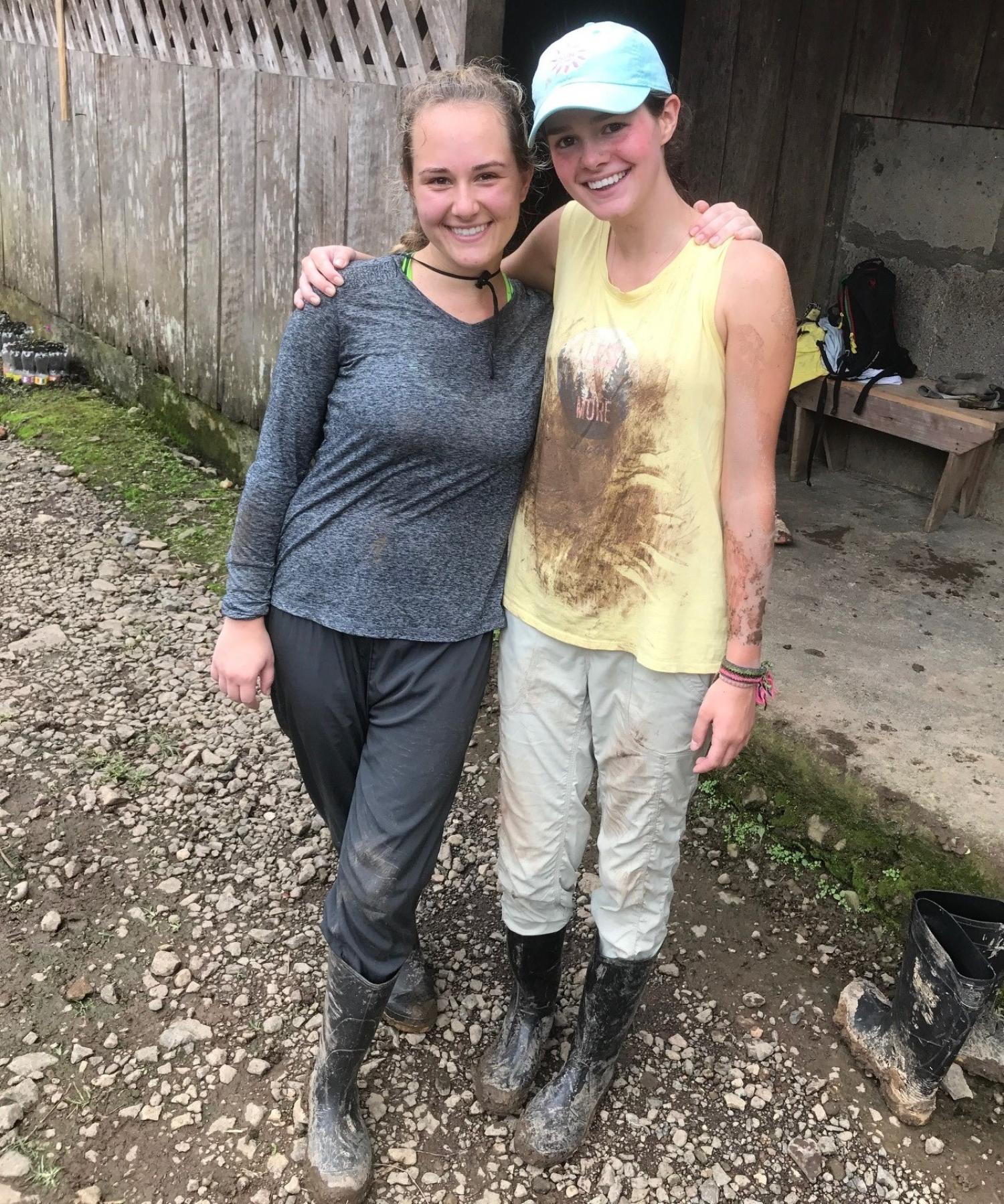 jordan howell and friend onsite and muddy