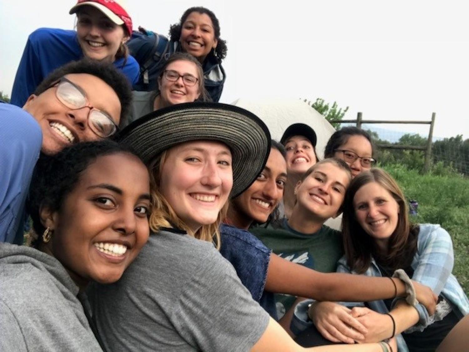 group of students from INVST