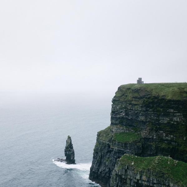 cliff over sea