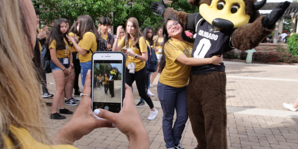 The 2019 ODECE ice cream social at the University of Colorado Boulder. (Photo by Casey A. Cass/University of Colorado)