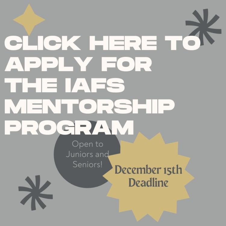 iafs mentorship program cu boulder