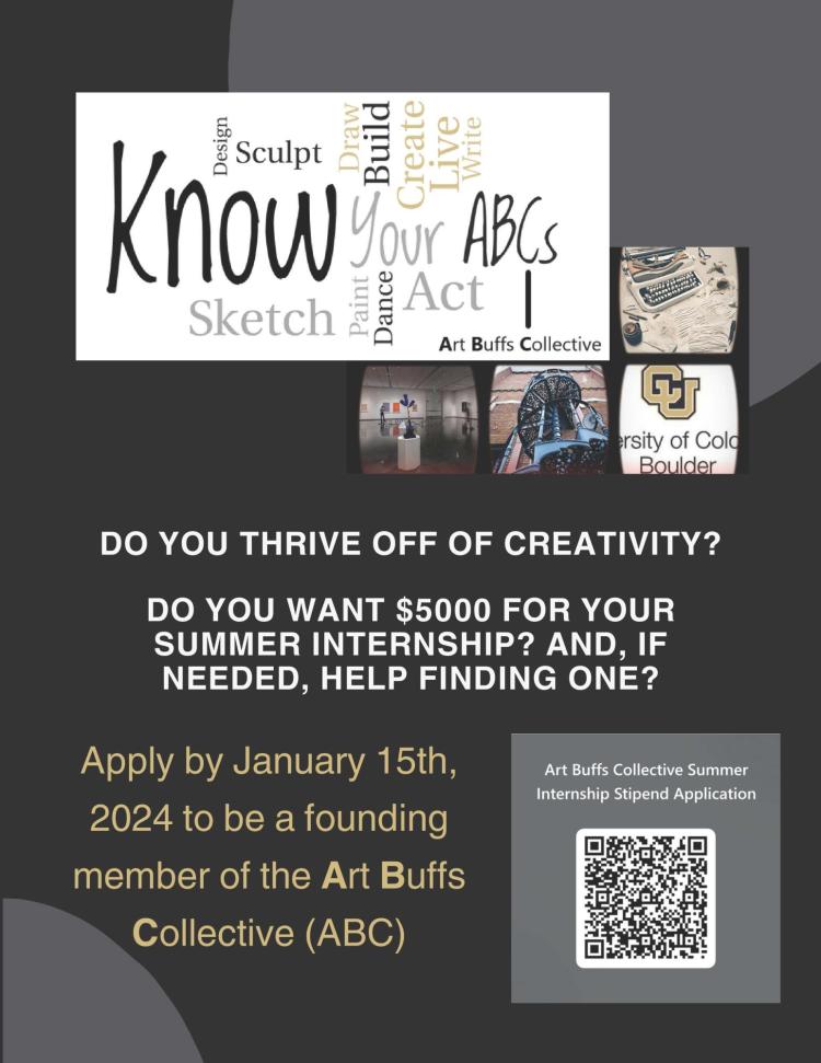 flyer with info about the opportunity