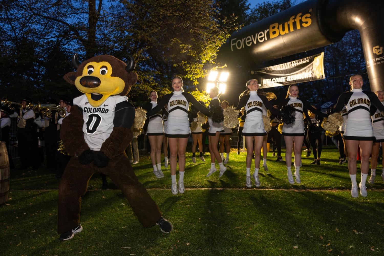 chip and cheerleaders