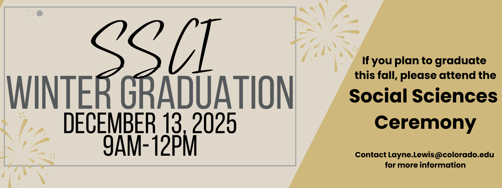SSCI Winter Graduation Slider