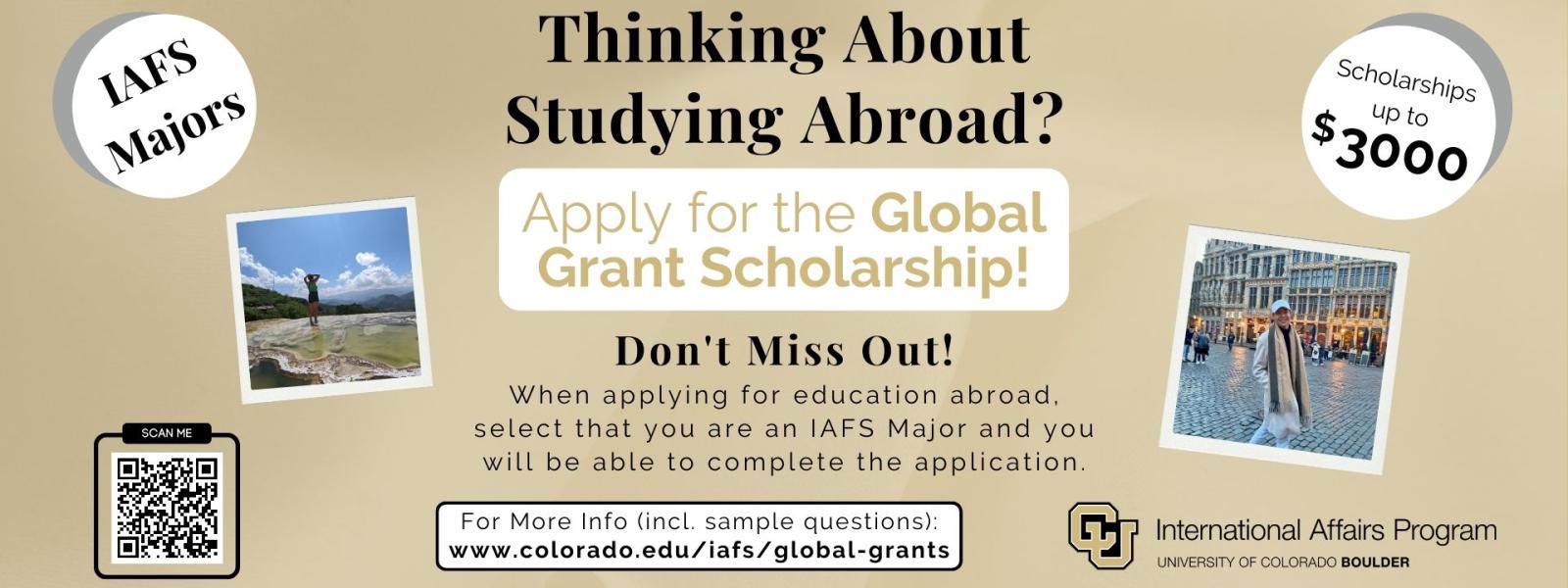 cu boulder global grant