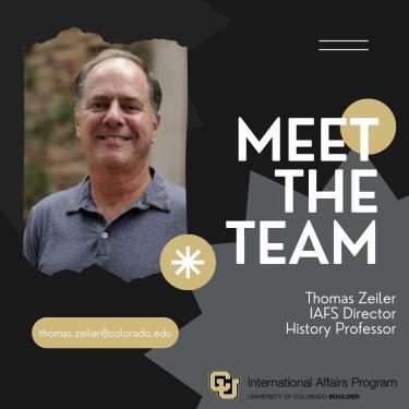 graphic with Meet the Team and info about Dr. Zeiler