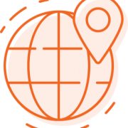 Orange globe logo