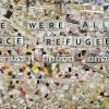 we-were-all-once-refugees-text-on-multicolored-ceramic-tile
