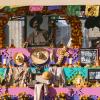 Colorful offrenda honoring the dead